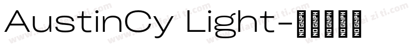 AustinCy Light字体转换